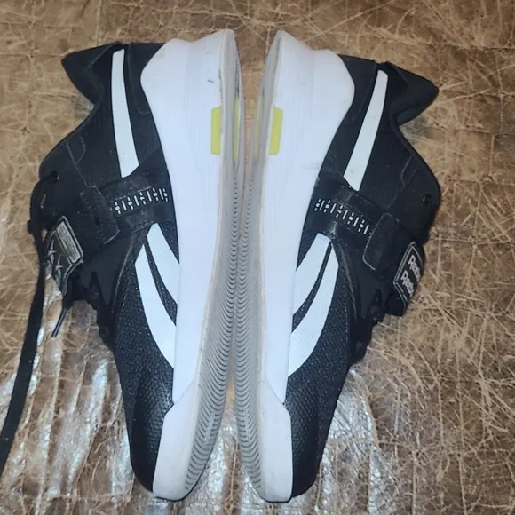 Reebok Lifter PR II Weight Lifting Shoes.  Size 9.5 Men's.  Black/White - Picture 2 of 10